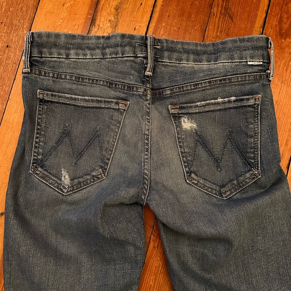 Mother Jeans The Looker, Songs of the Cowboy Sz 27 Skinny Distressed - Picture 8 of 12